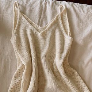 Super cute breathable HM knit tank top